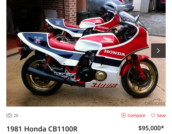 honda cb1100rc for sale