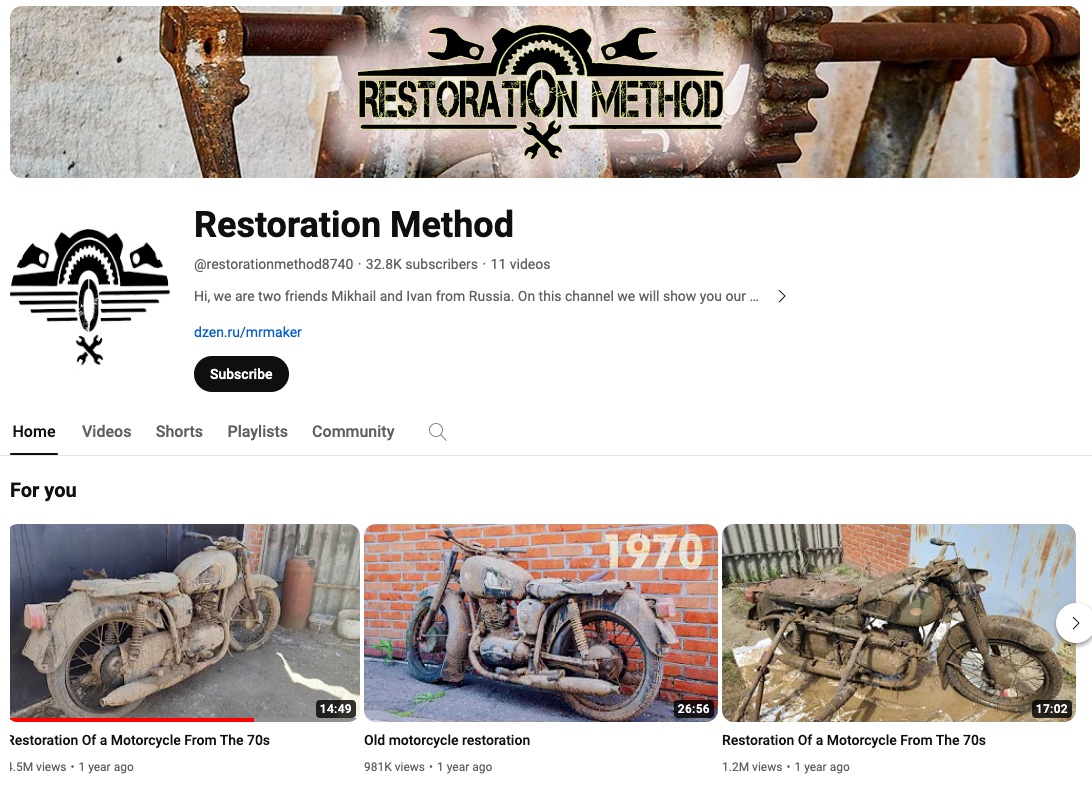 restoration method