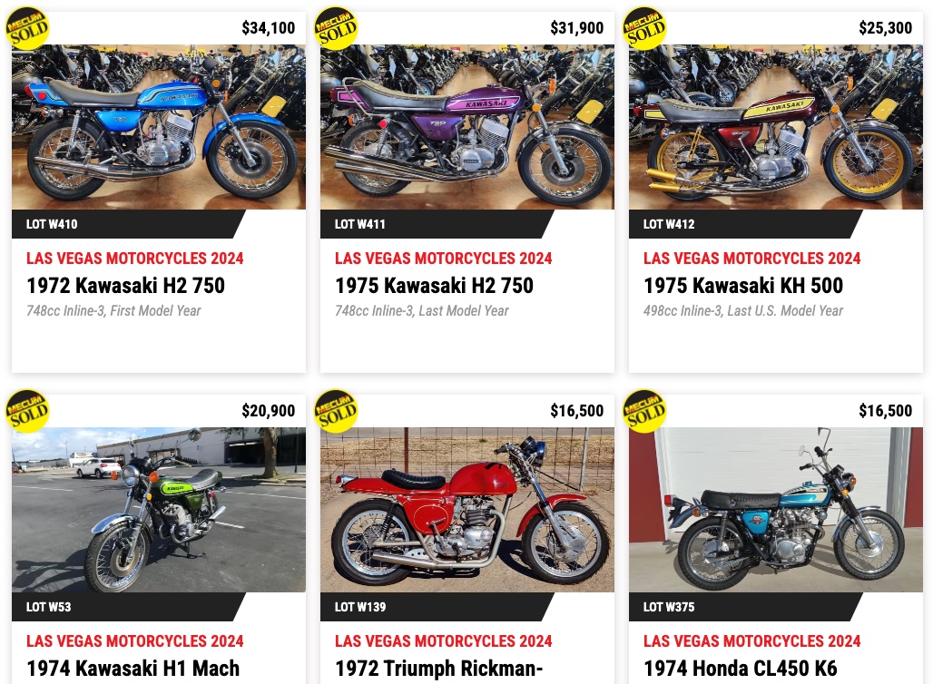 mecum
              auction motorcycles 2024