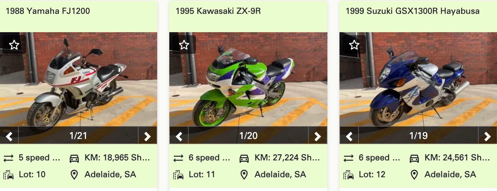 slattery
              motorcycle auction