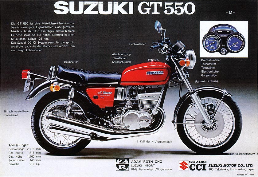 Suzuki GT550 1975