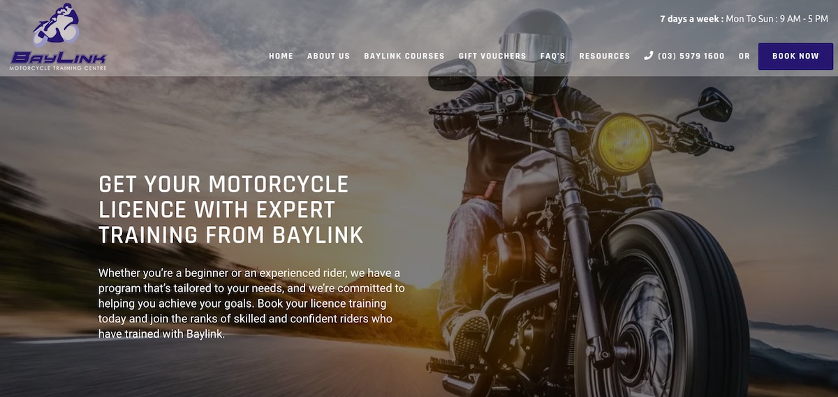 baylink motorcycle training