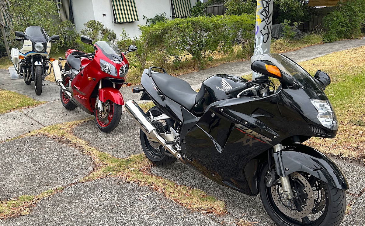 Honda Blackbird Kawasaki zx-12R Honda cbx1000c