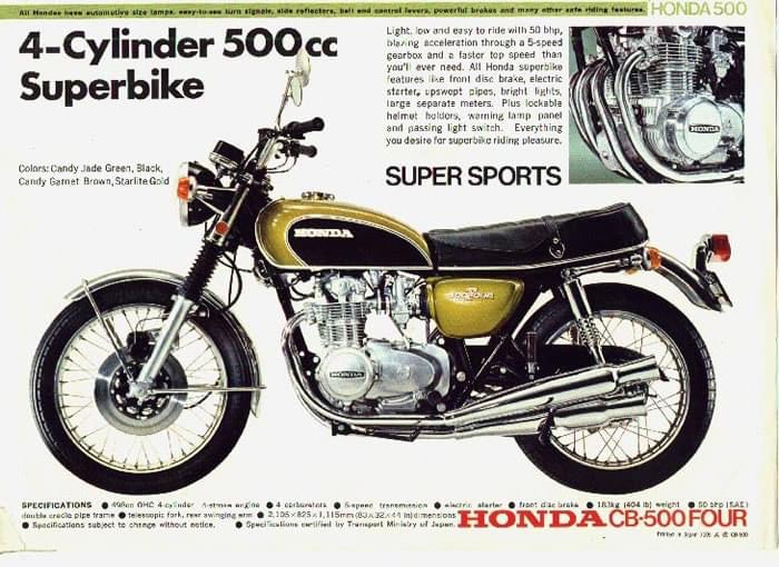 Honda
              CB500-Four