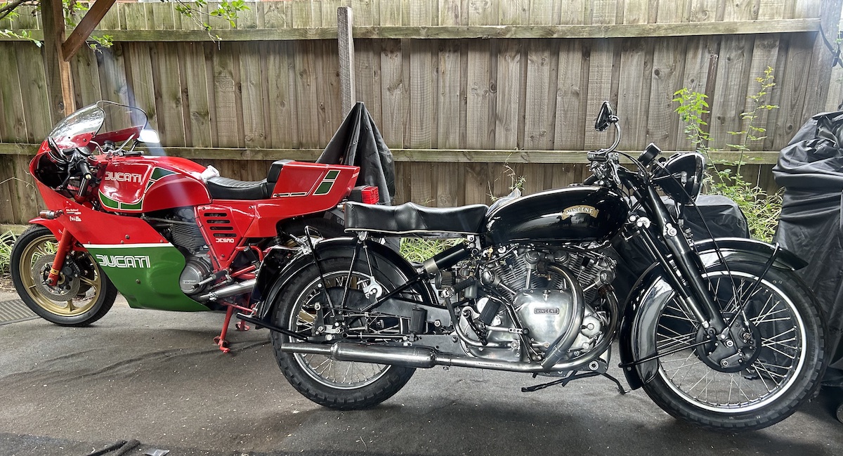 ducati and vincent
